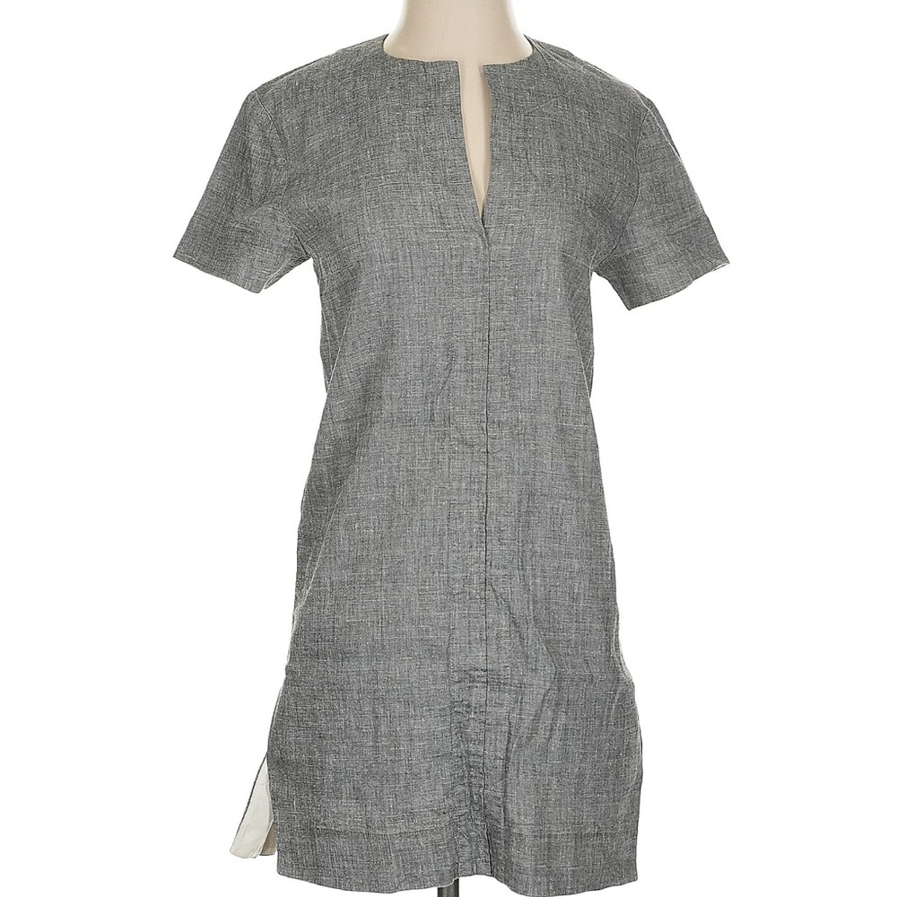 Theory Gray linen Mini dress